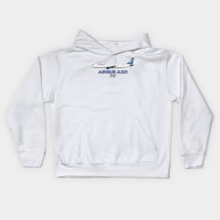 Airbus A321 - Finnair Kids Hoodie